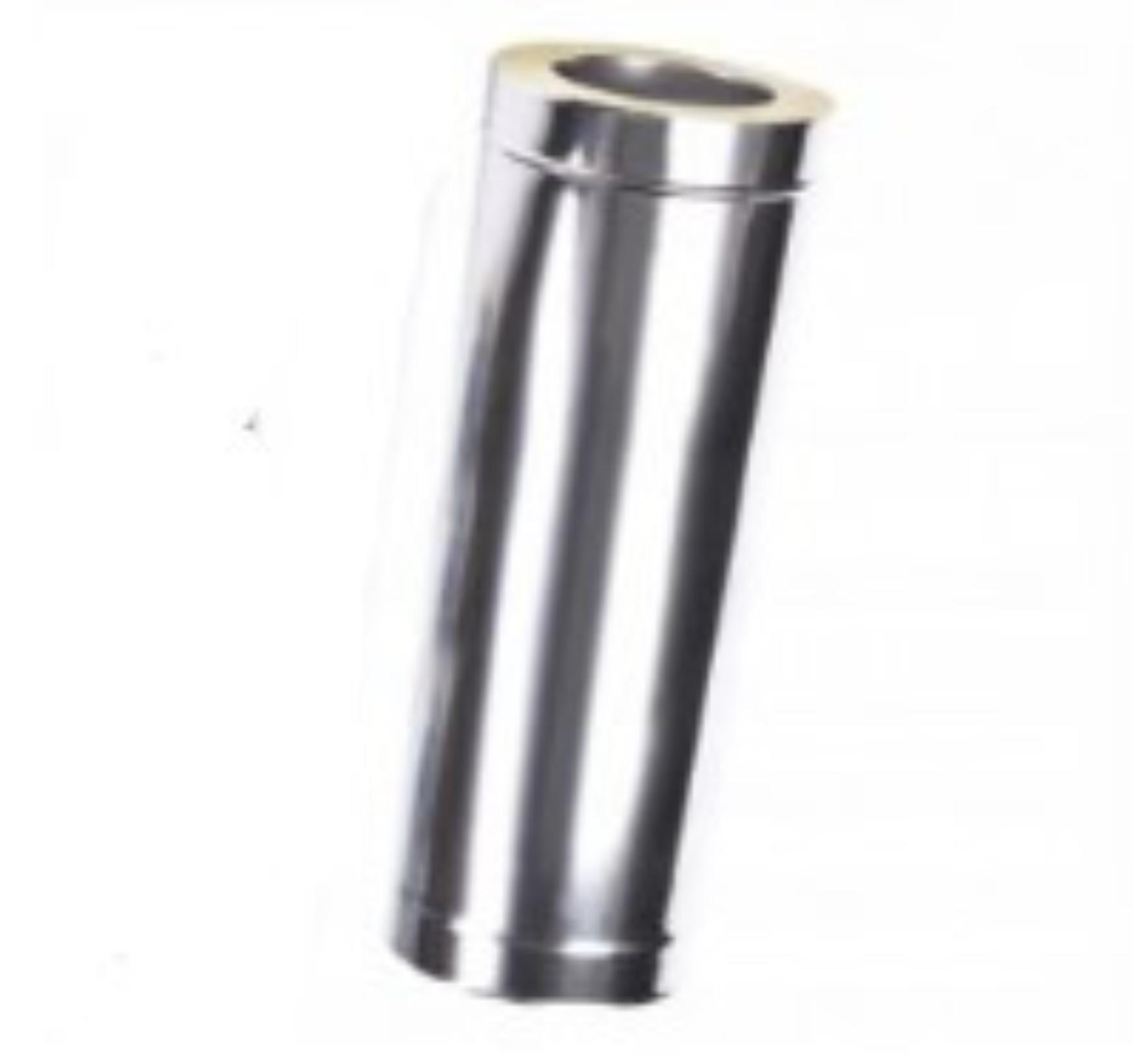 Tube droit 1 ml isole double paroi inox ep. 1mm ø - dimensions: 100 mm