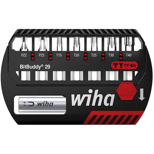 Wiha 42139 Jeu dembouts 8 pièces vis Pozidriv, TORX PLUS®