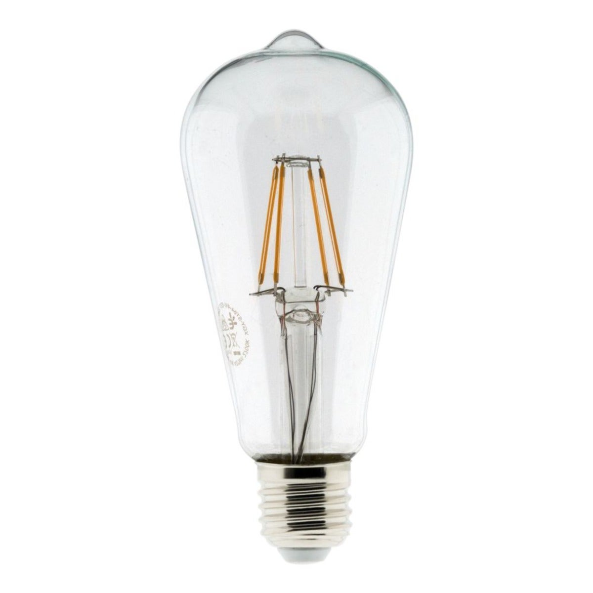 Lampadina Deco filamento LED ST64 4W E27 400lm 2700K (bianco caldo) - Zenitech - 2