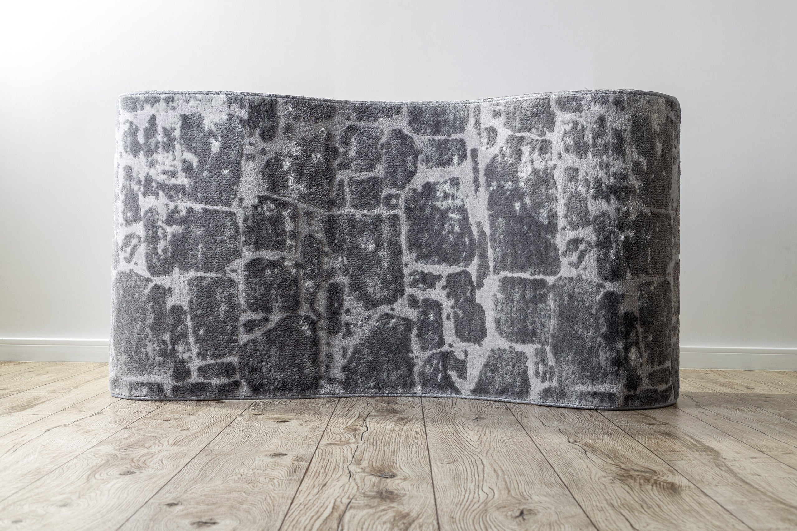Chodnik Strukturalny MEFE 6184 dwa poziomy runa ciemnoszary 80 cm 80x750 cm - 5