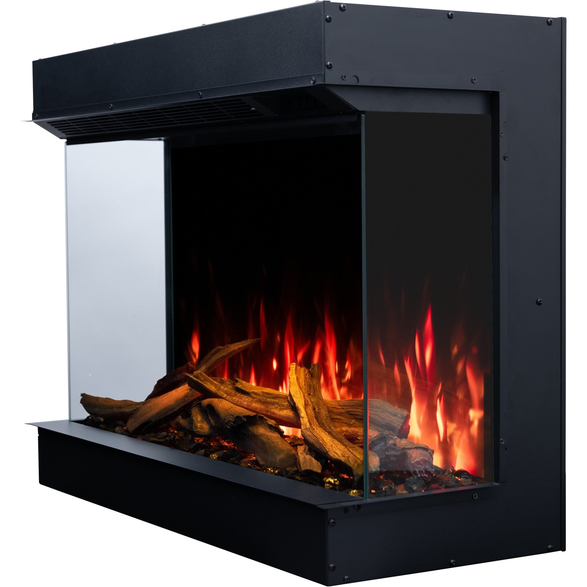 Cheminée électrique AFLAMO Superb 3D 160 - feu premium - encastrable - 160x65x35 cm - cheminée LED décorative avec chauffage 750/1500 W - 8