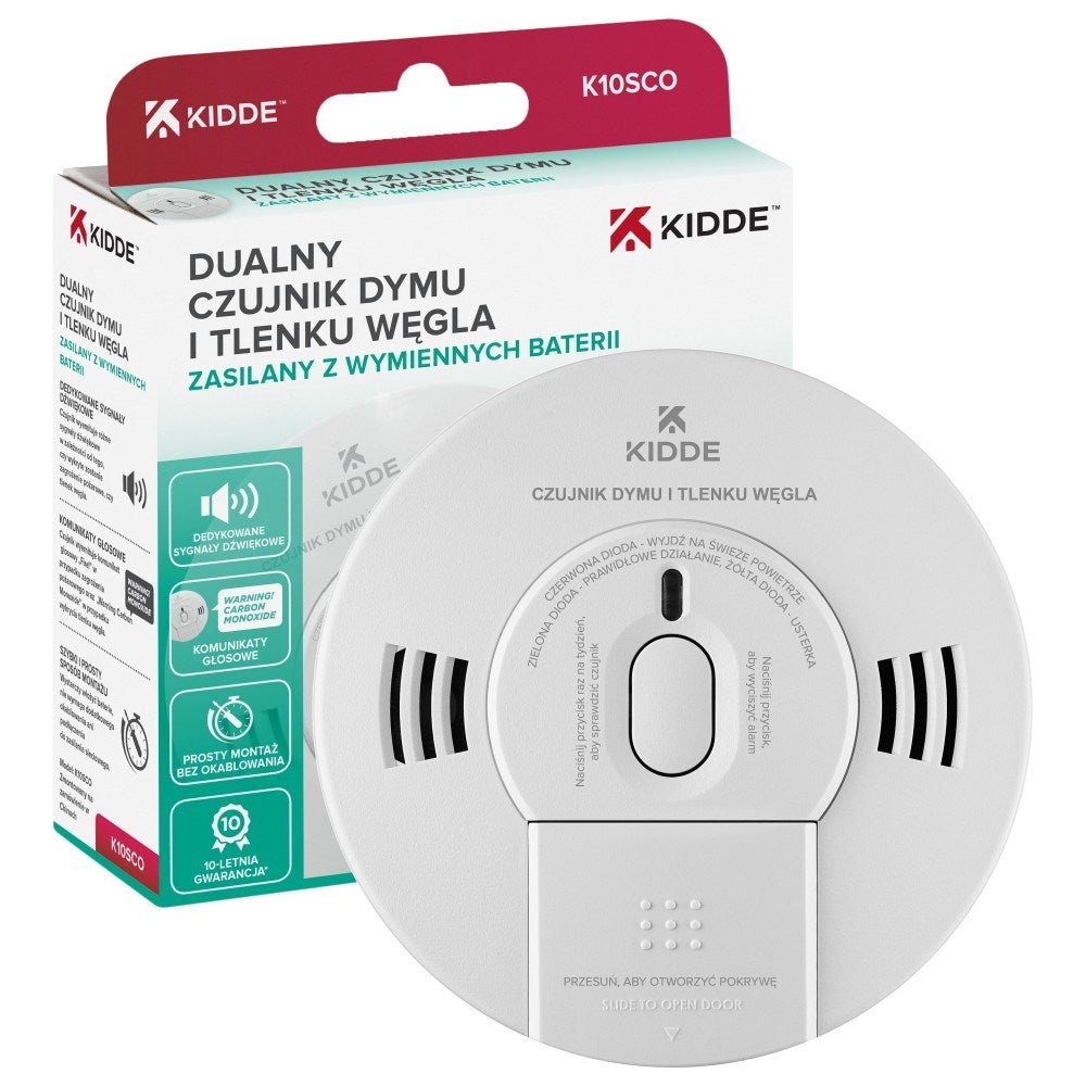 Detector duplo de fumaça e monóxido de carbono K10SCO - 6