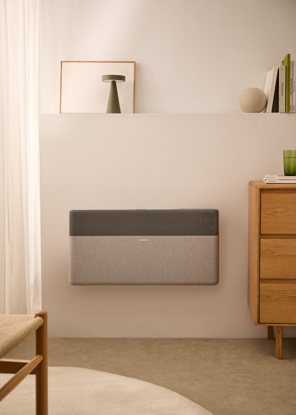 WARM TEXTILE INVERTER - Konwektor Inverter ścienny lub podłogowy z WiFi 1500W / 2000W