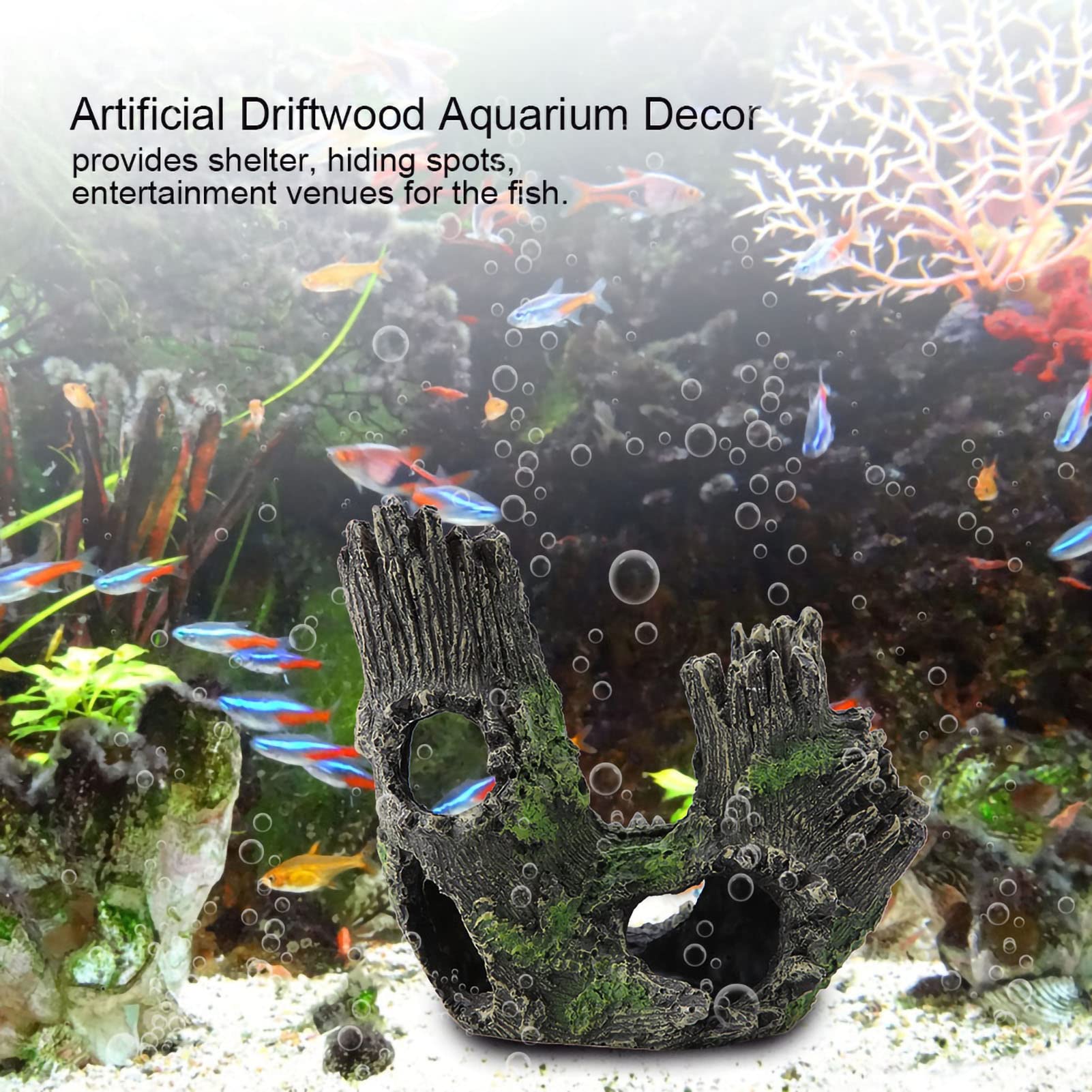 Decorazione per acquario in legno galleggiante, tronco d'albero in resina artificiale per ornamenti per acquario - COMFORTXL | Leroy Merlin Decorazione per acquario in legno galleggiante, tronco d'albero in resina artificiale per ornamenti per acquario - COMFORTXL | Leroy Merlin