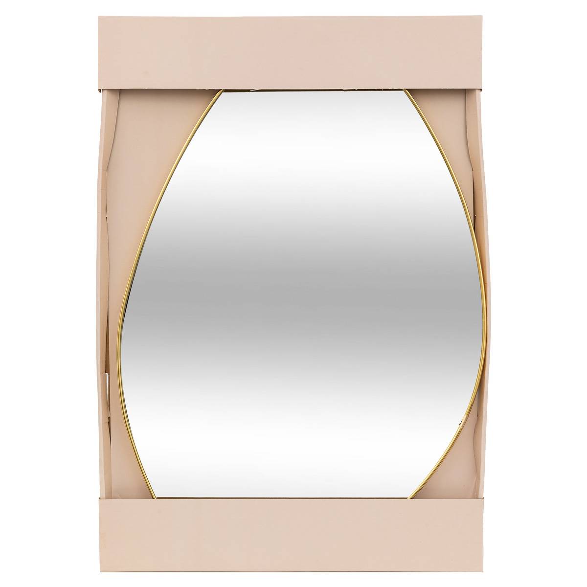 Atmosphera Miroir Joyce Doré Métal 60x106 Cm - Élégance Pour Votre Intérieur
