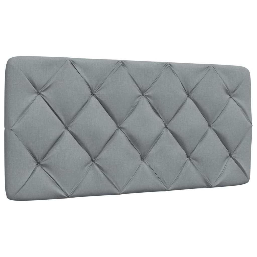 Cadre de lit sans matelas, en tissu, gris clair, pour la chambre, 100 × 200 cm - 7