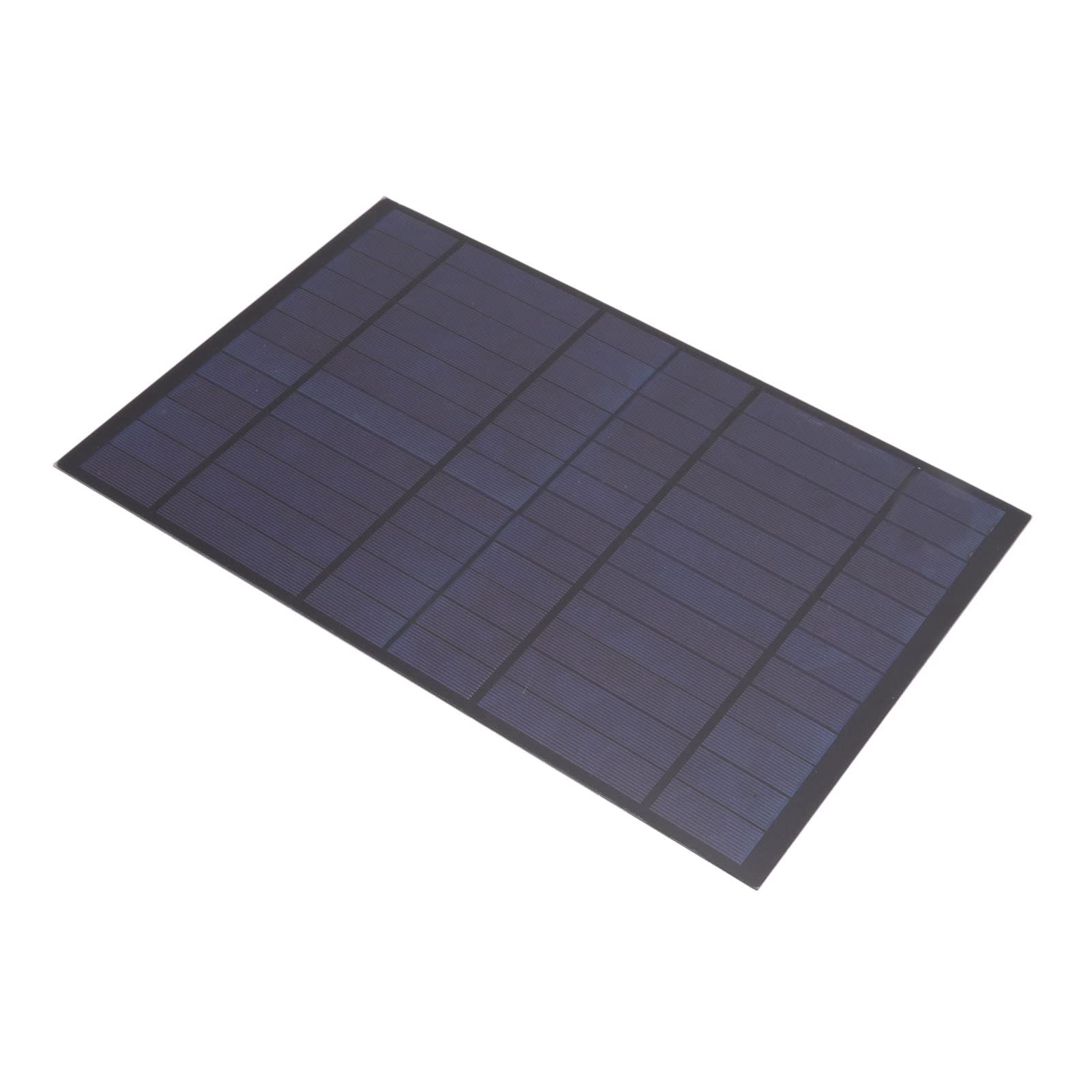 Pannello solare 6V 10W in silicio policristallino, piastra di carica portatile efficiente per campeggio, escursionismo - 4
