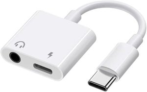 Adattatore per cuffie USB C da 3,5 mm (2 pezzi), cavo di ricarica 2 in