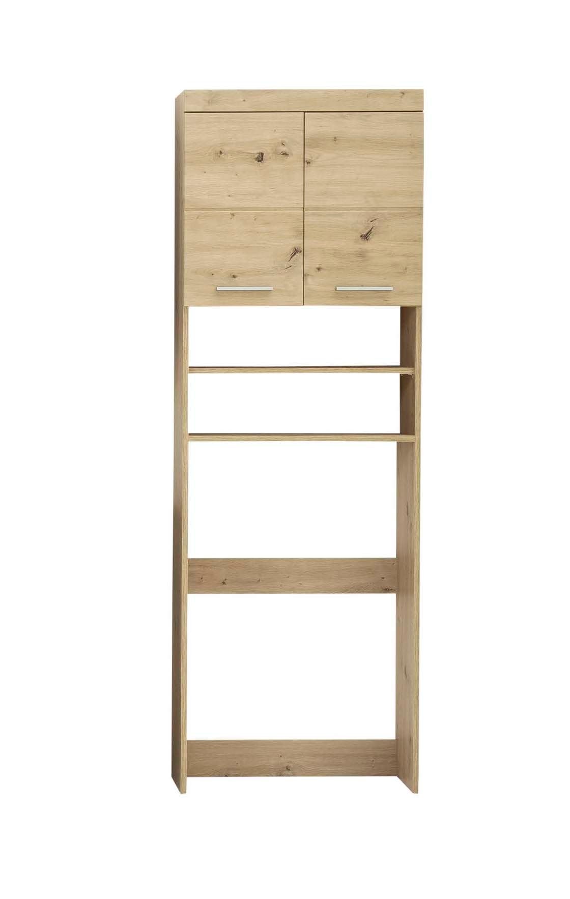 Mueble alto para lavadora kelia roble claro