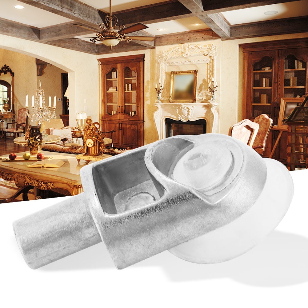 Lot de 10 supports d'étagère d'angle en verre pour meubles de cuisine - 5