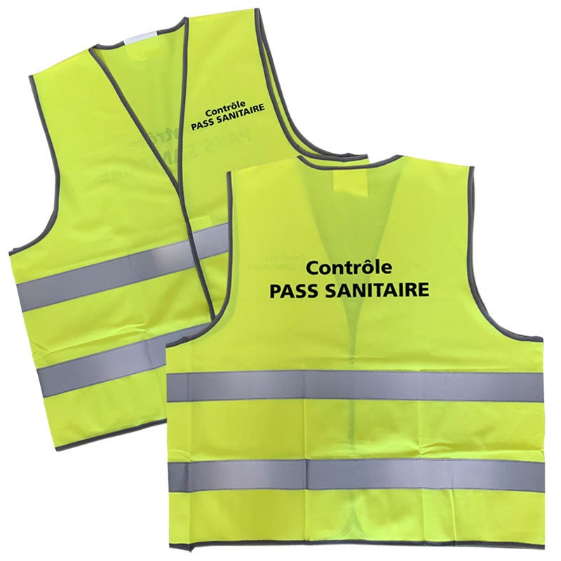 Gilet De Course Réfléchissant Haute Visibilité – Unisex, Ajustable, Léger En Nylon, Idéal Pour Nuit Et Chantier