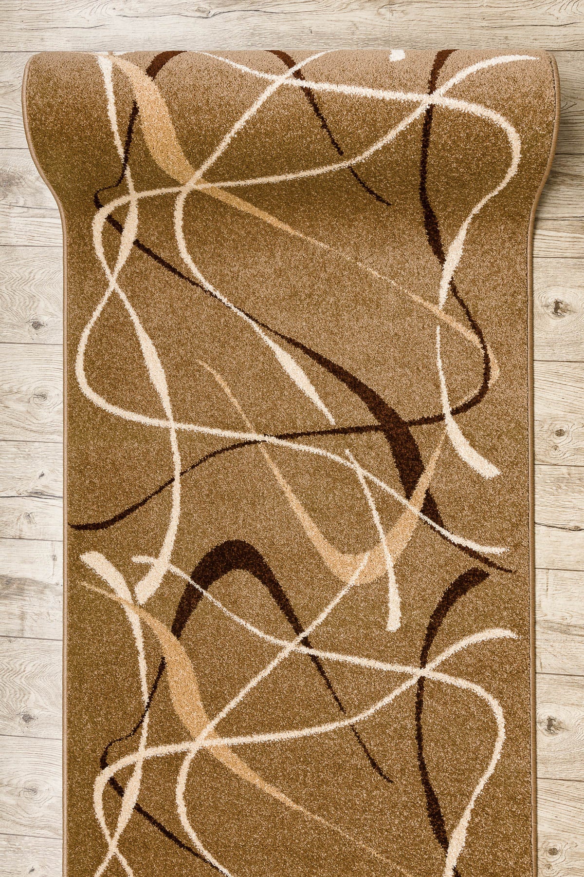 Chodnik KARMEL FRYZ - CHOCO orzech 90 cm 90x250 cm - 5