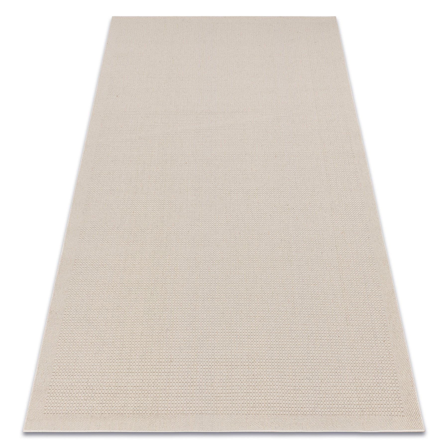 Dywan wełniany VILLA 8986/68200 Jednolity SIZAL, płaskotkany beż 120x170 cm