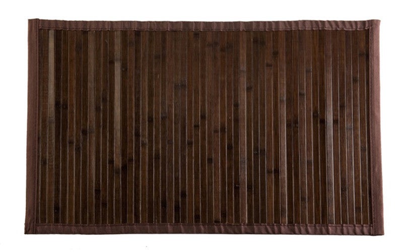 Tappeto In Bamb&ugrave; Naturale Magenta 150x200 Cm - Per Bagno E Soggiorno