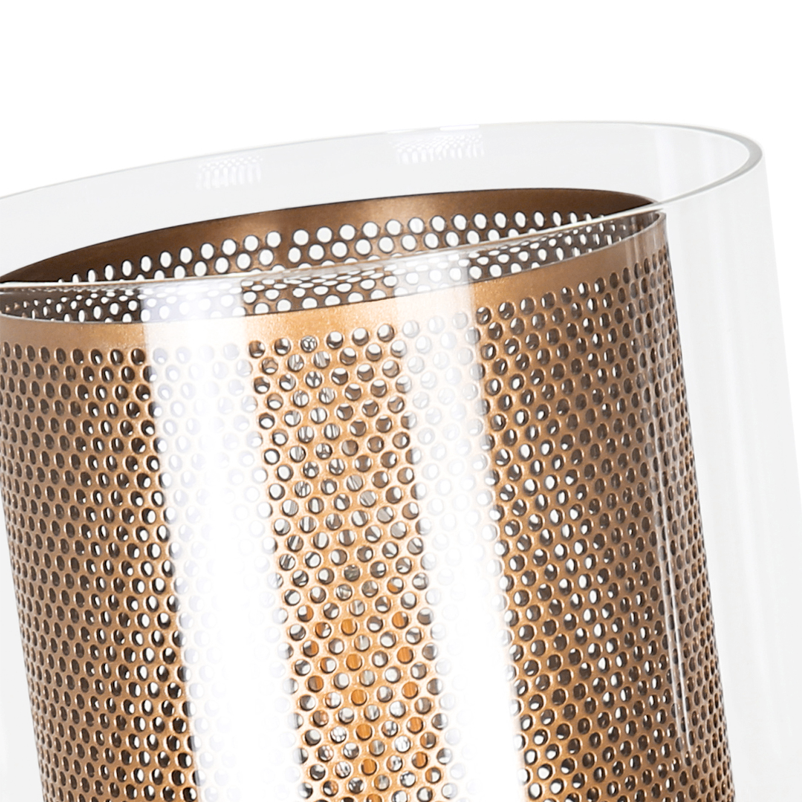 ZMH Wisiorek Vintage – Złote Szkło, Przewód 2m z Wyłącznikiem, E14. Styl Retro do Wnętrz - 6