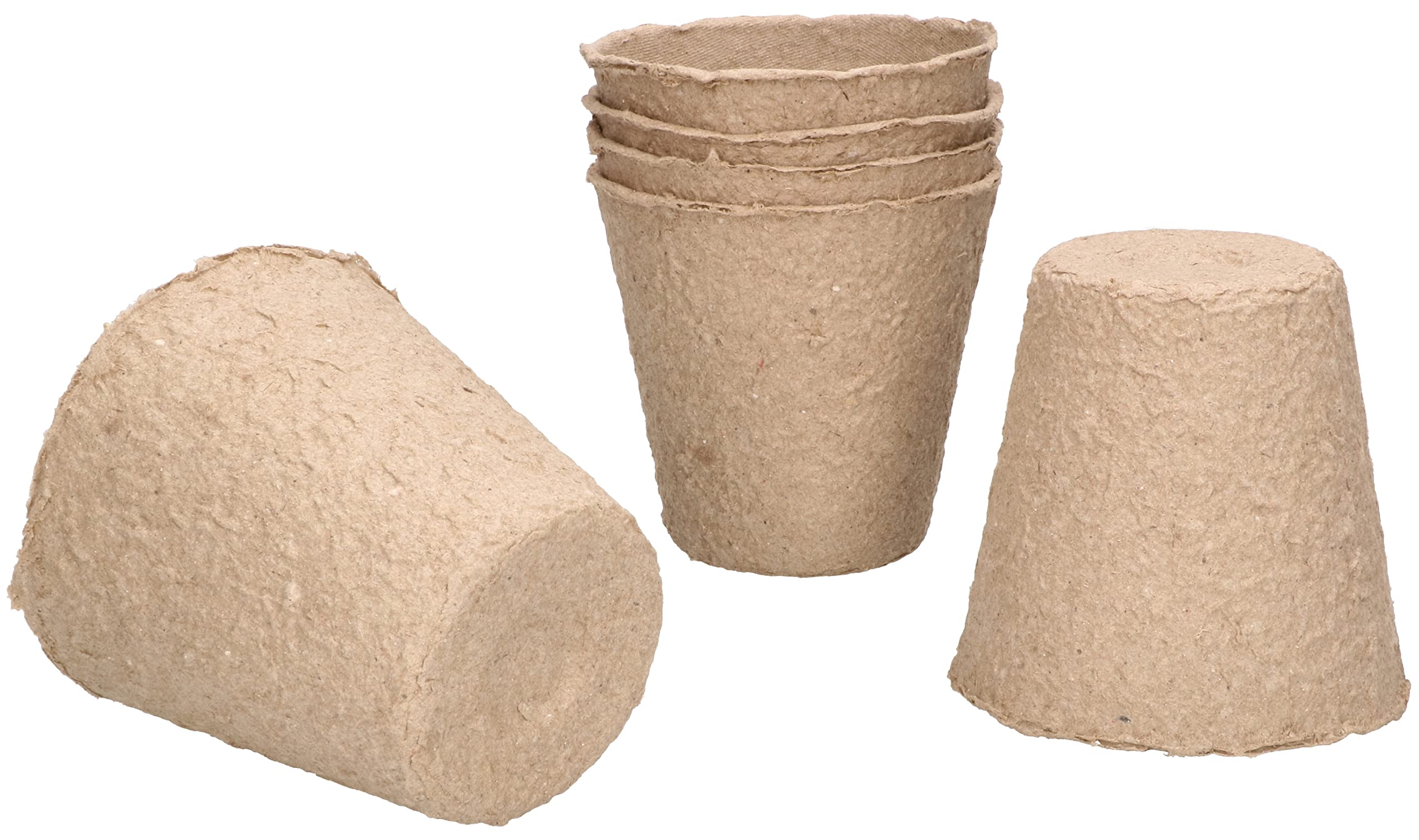 Zestaw 60x doniczki torfowe biodegradowalne 6cm do rozsady wysiewu sadzonki - KOTARBAU - 5