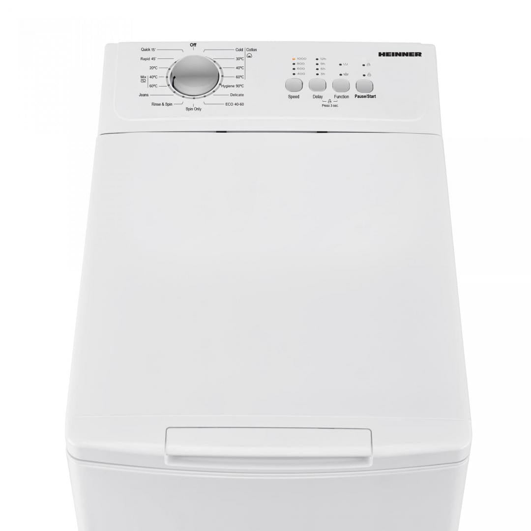 Masina de spalat rufe Heinner HWM-TL6010C++ | Incarcare verticala, 6kg, 1000RPM, Clasa C