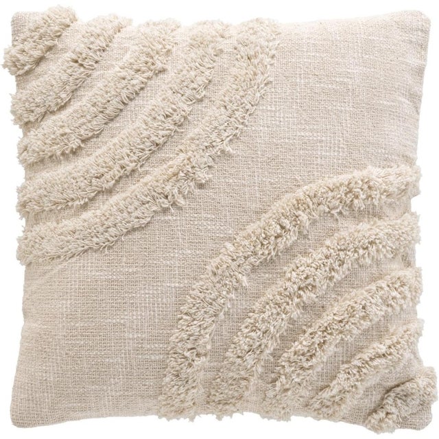 Housse de Coussin 40x40 cm Coton/Polyester Tufté - SILIO