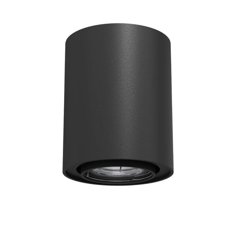 Reflektor sufitowy spot natynkowy Point okrągły czarny 1xGU10x10W wym: 10 x 8 x 8 cm metal Brosline