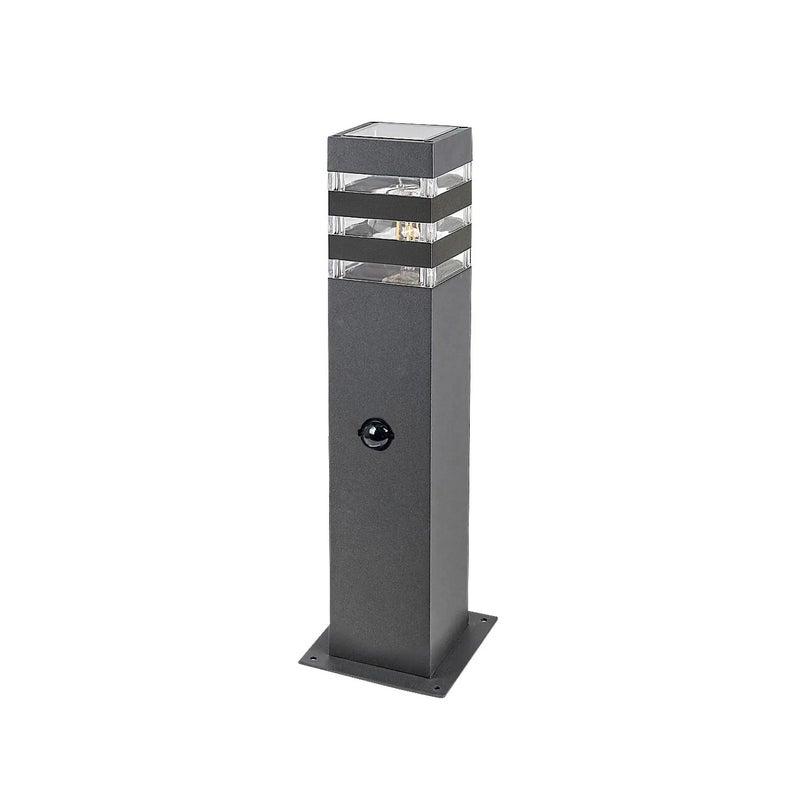 Lampa ogrodowa stojąca Ankara antracytowa 1xE27x12W IP44 wym: 44 x 13 x 13 cm aluminium Rabalux