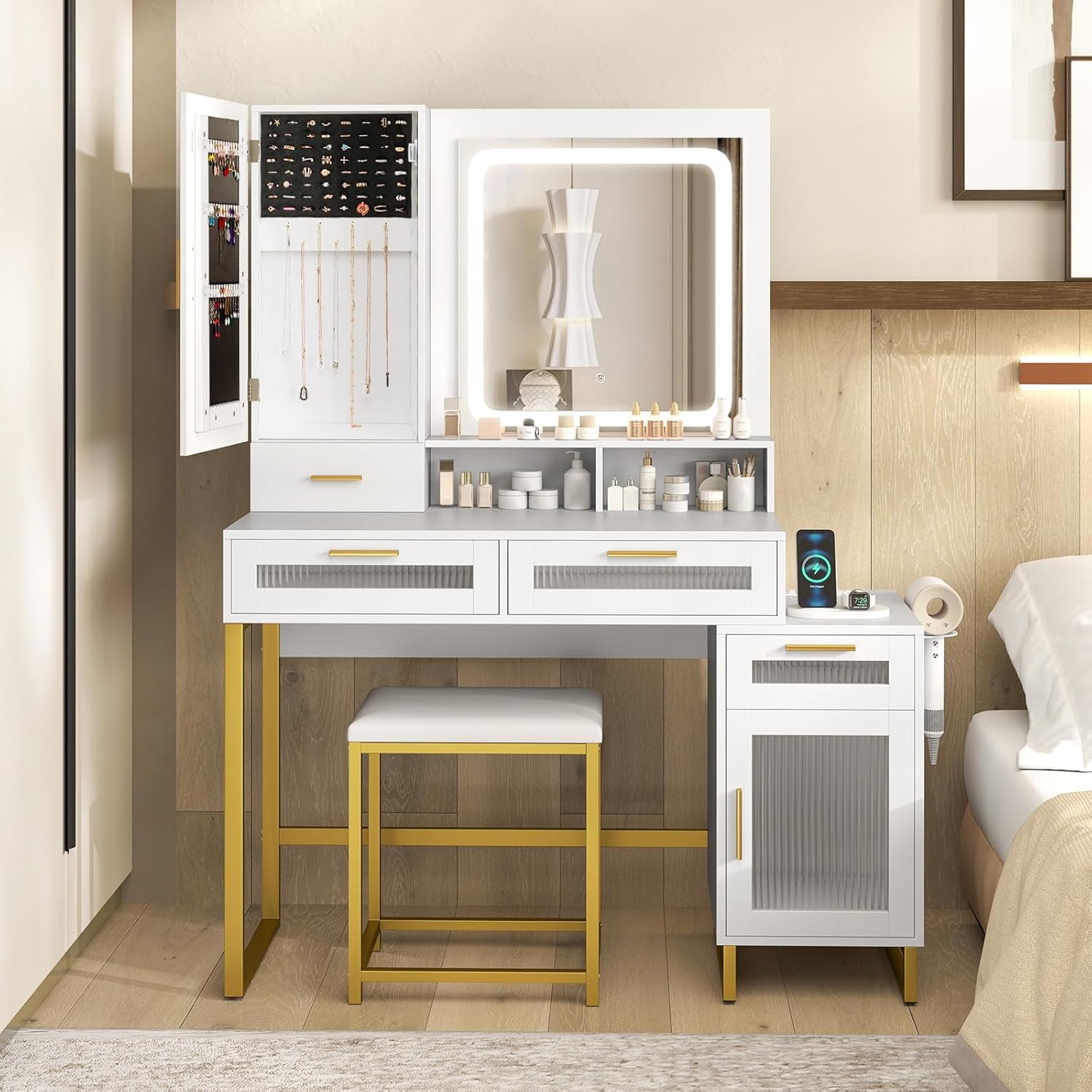 Juego De Mesa Maquillaje 2 En 1 Para Niños Y Niñas Y Maleta | Envío Gratis