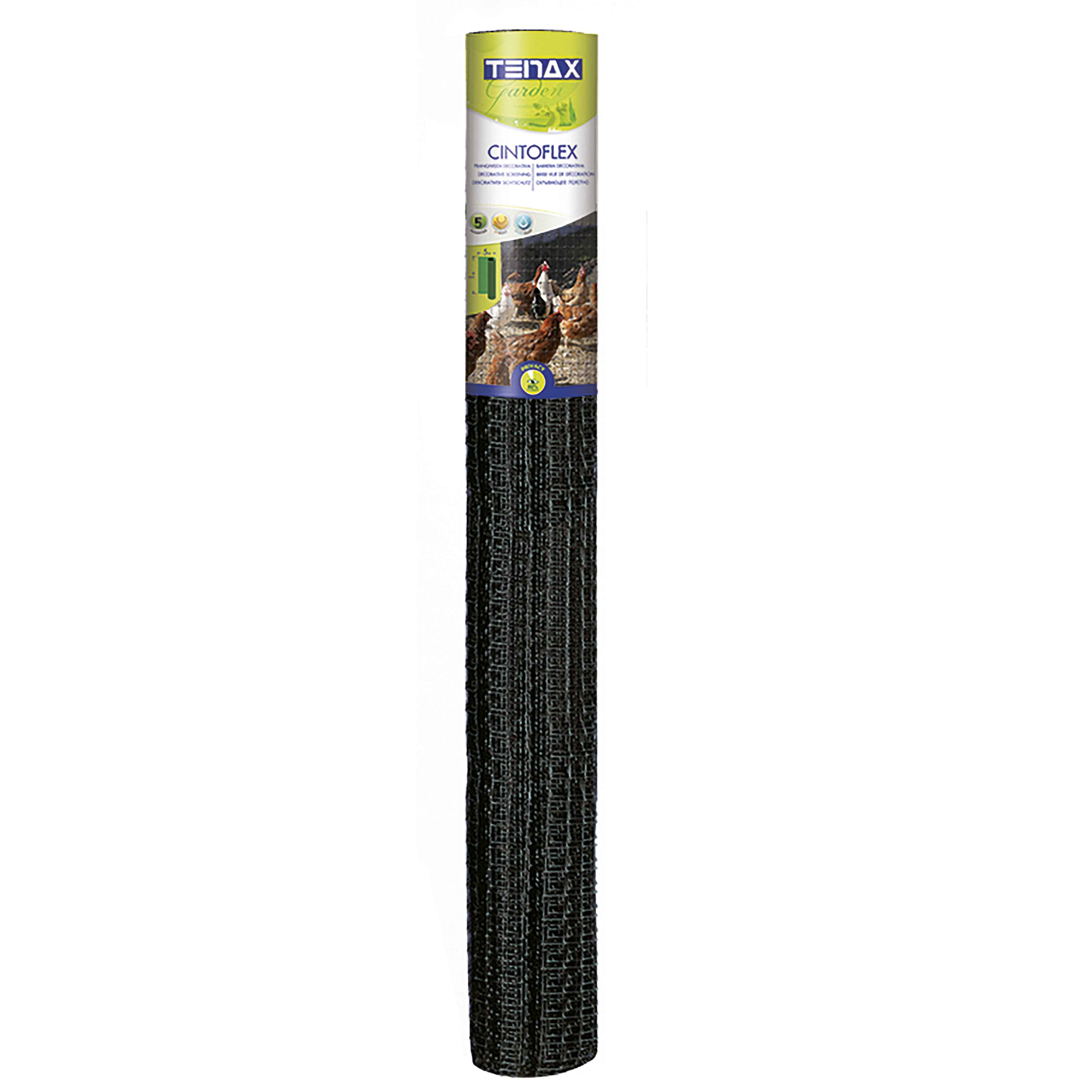 Grillage plastique noir 1x10m - 2