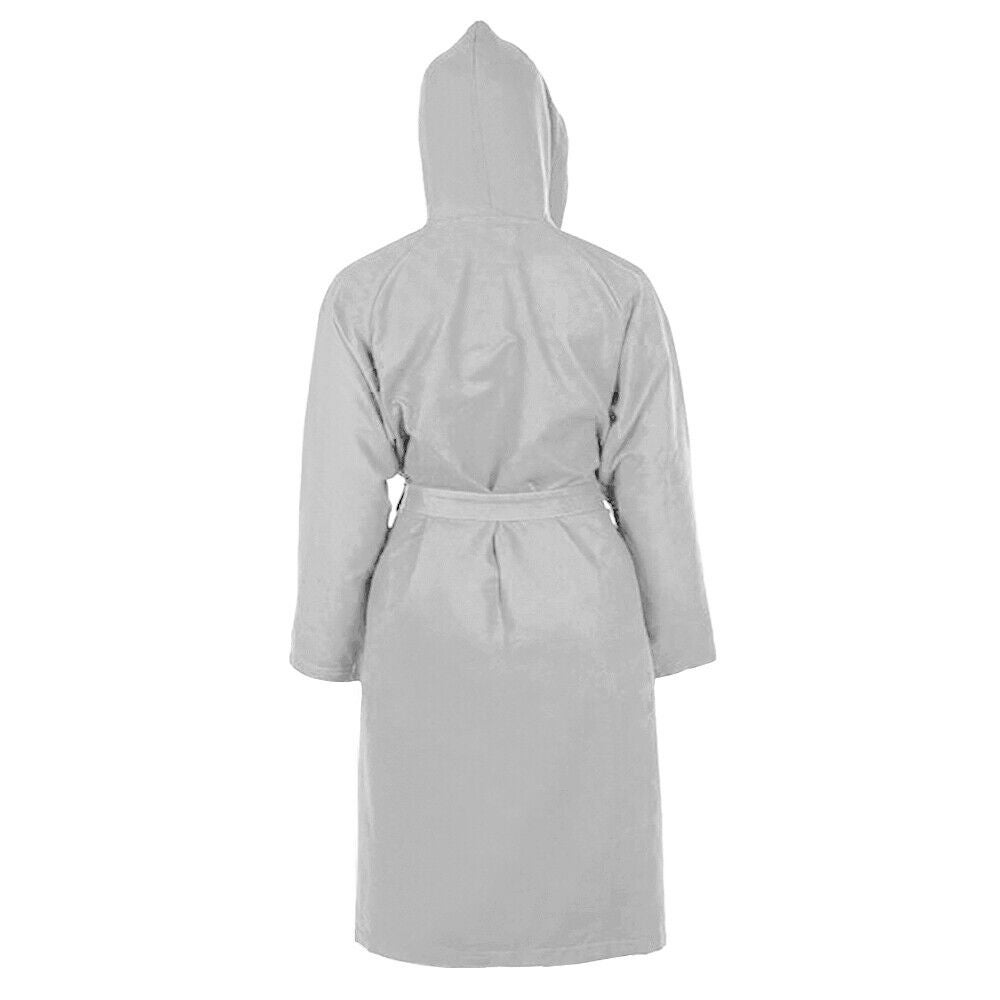 Garfield Peignoir Homme Noir Avec Capuche Et Ceinture S/M