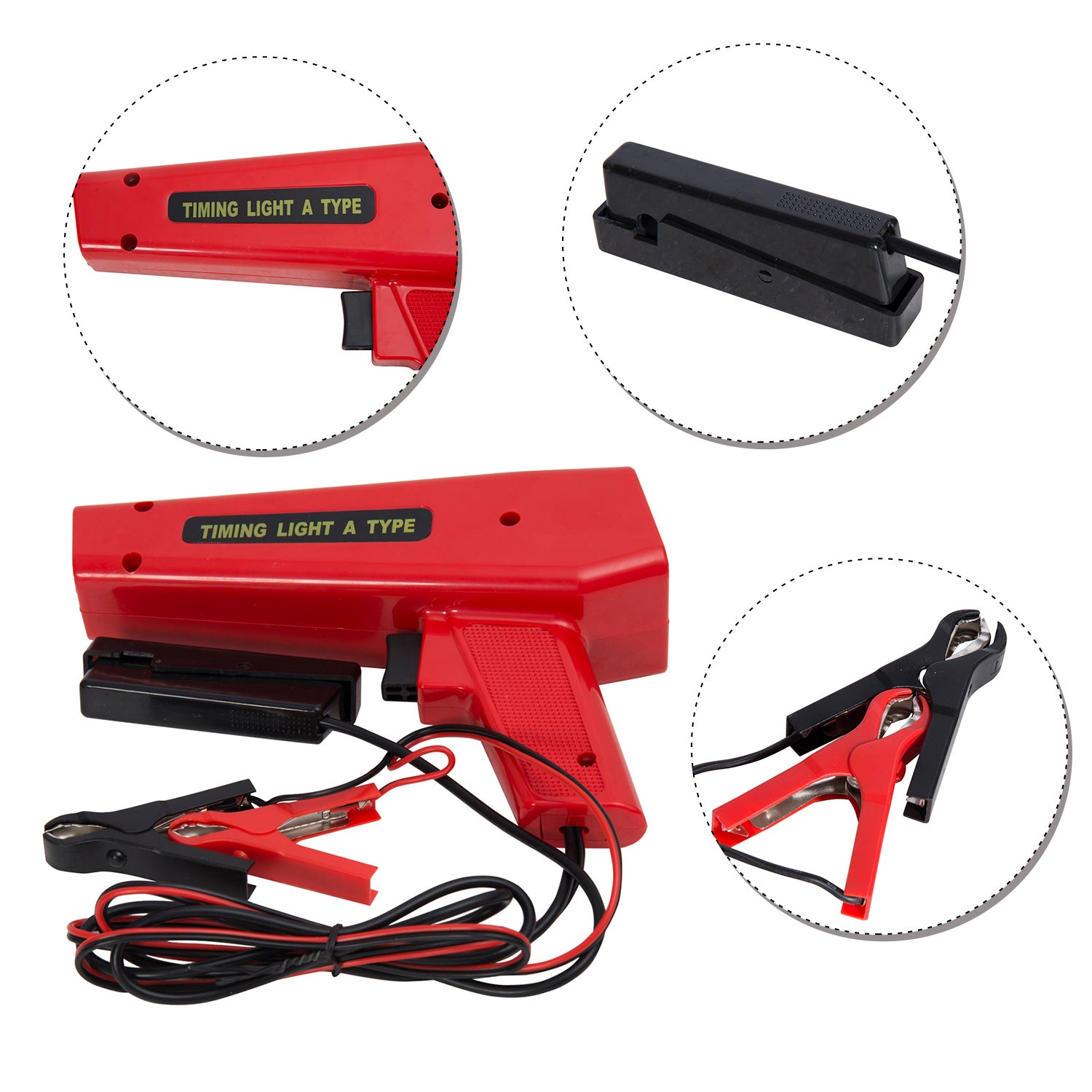 Lampe Stroboscopique Pistolet D'Allumage - Pistolet Calage Moteur Avec Lampe Flash Inductive - 12V Voiture Moto Bateau