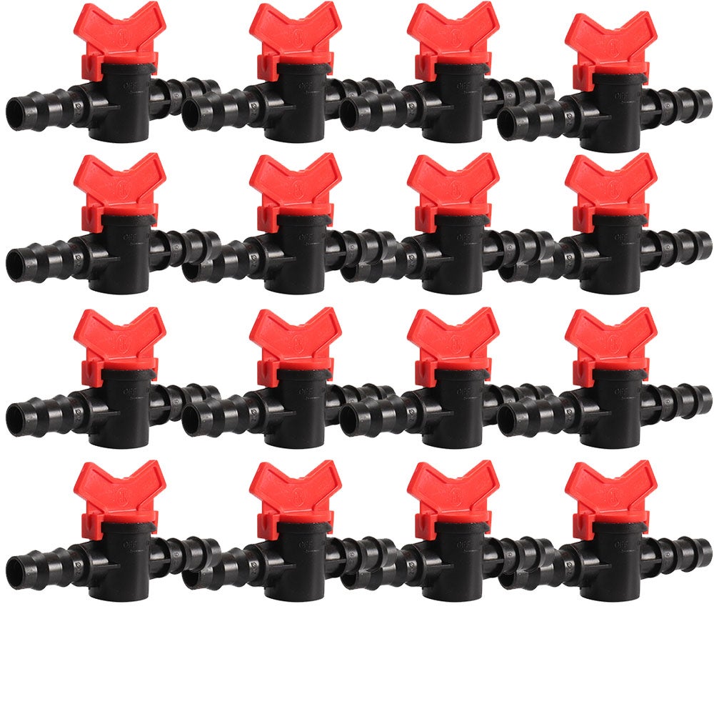 Raccord Vanne En Ligne Pour Tuyau D'arrosage Ou étang - Robinet Marche/arrêt - Adaptateur 5,10 Mm à 3/4 Pouce