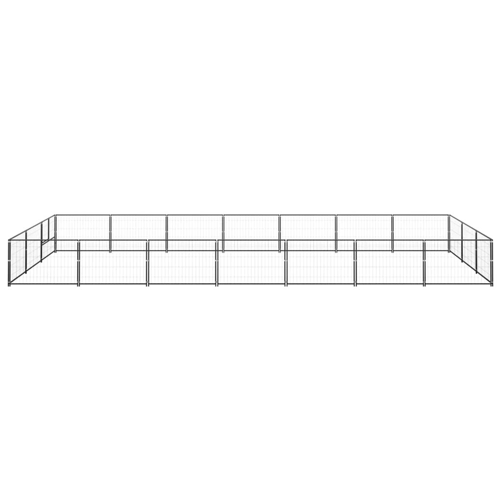 Chenil en acier 21 m2 noir - COMFORTXL | Leroy Merlin