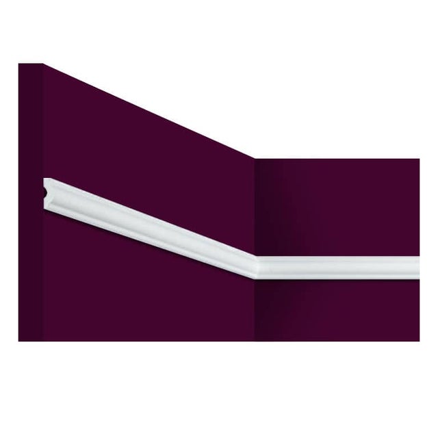 Moldura de pared i802 - Poliestireno extruido XPS - Medidas: 200 x 2 x 0,9 cm - Bovelacci