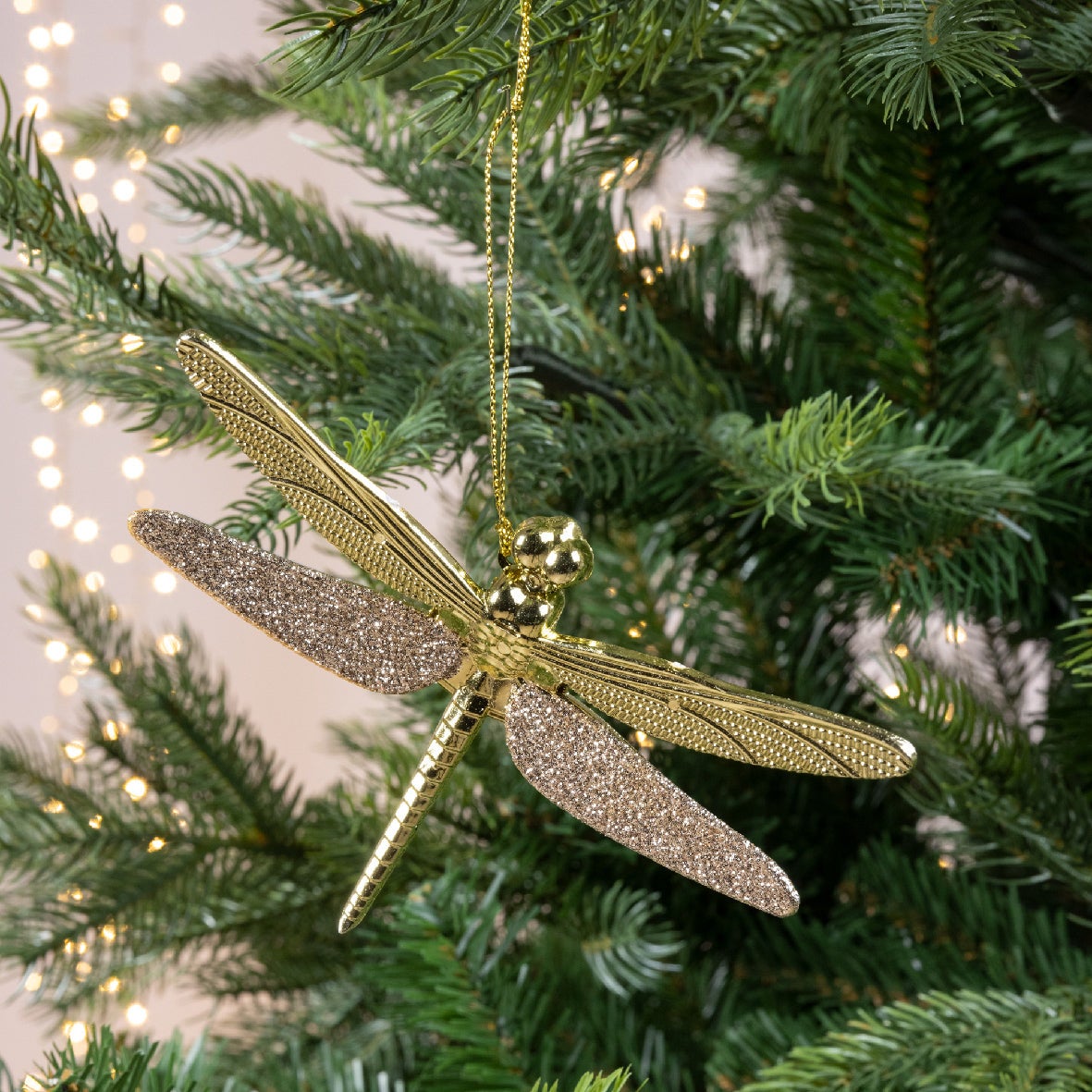 Pendentif papillon or décoration arbre de Noël h 10 cm / Titre par défaut - 4