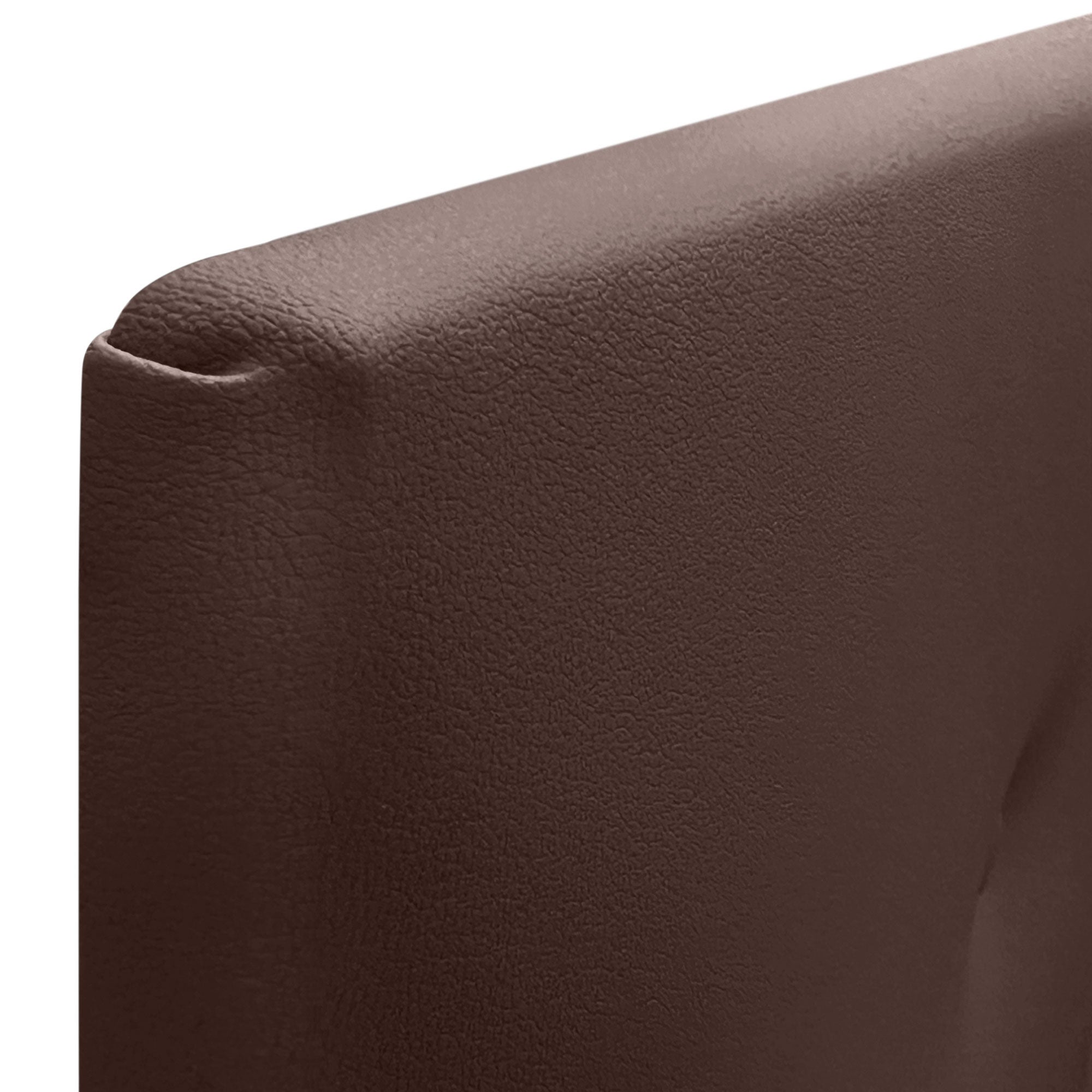 DHOME Cabecero de Polipiel Liso cabeceros Cabezal tapizado Cama (Polipiel Chocolate, 90cm (Camas 70/80/90)) - 5