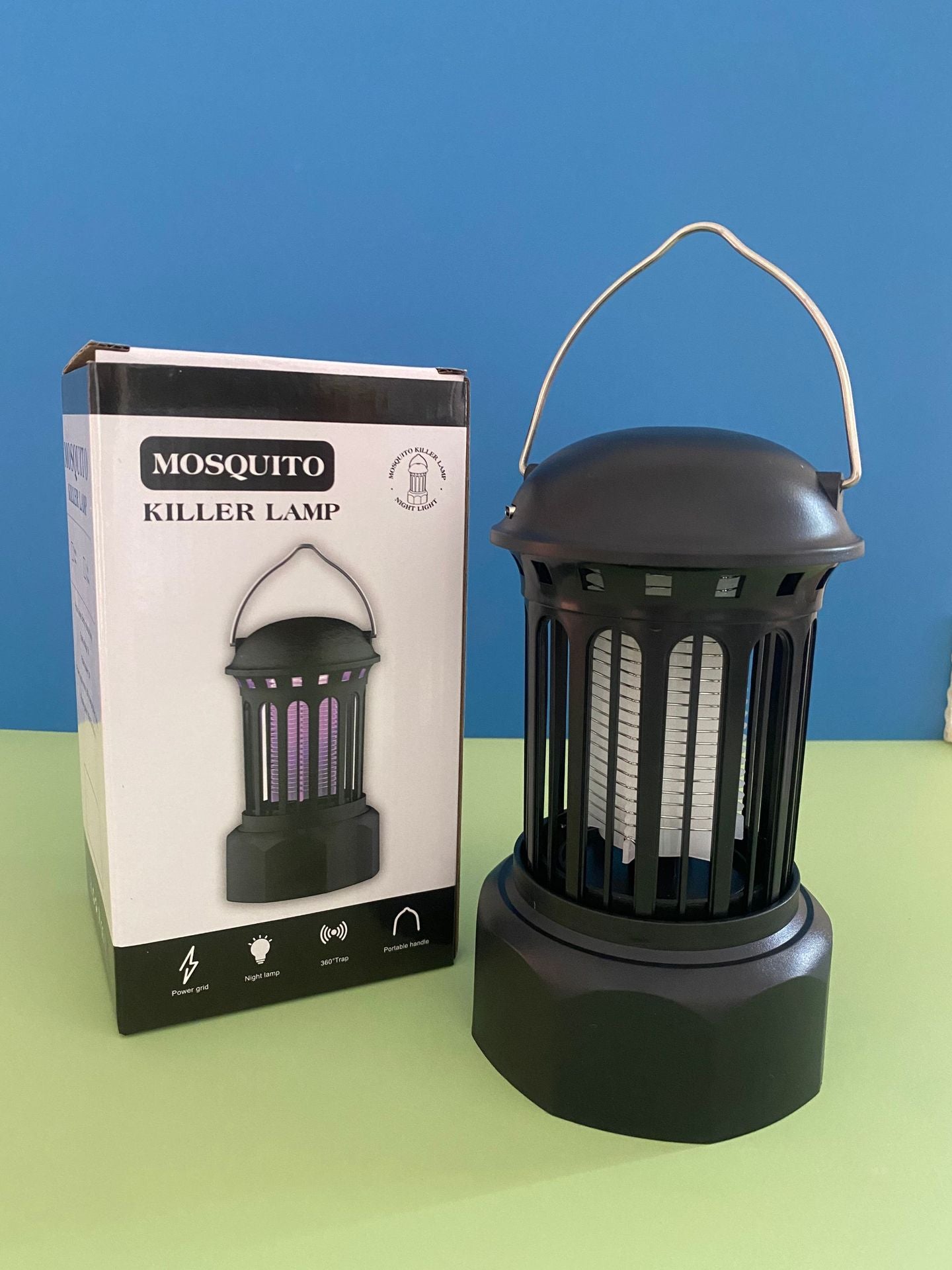 Zapper Électrique Lampe Anti Moustique intérieur/extérieur,piège à moustiques étanche pour Insectes Volants, Ampoule de Lampe Anti-moustiques - 4