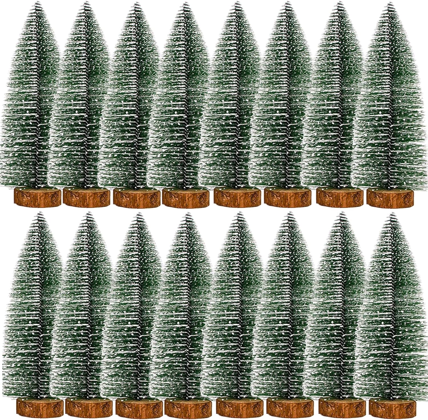 16 szt. 15 cm Choinka Świąteczna do Dekoracji Świątecznych Sztuczna Choinka DIY Mini Choinki Miniaturowa Choinka
