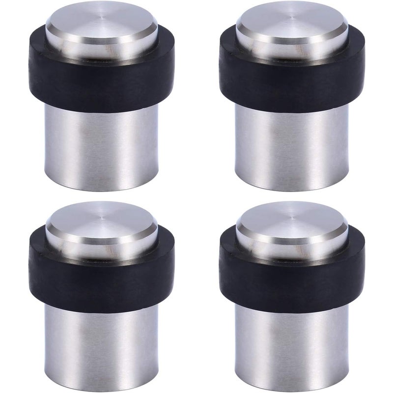 4,5 cm stalowy ogranicznik do drzwi podłogowych (zestaw 4 szt.)