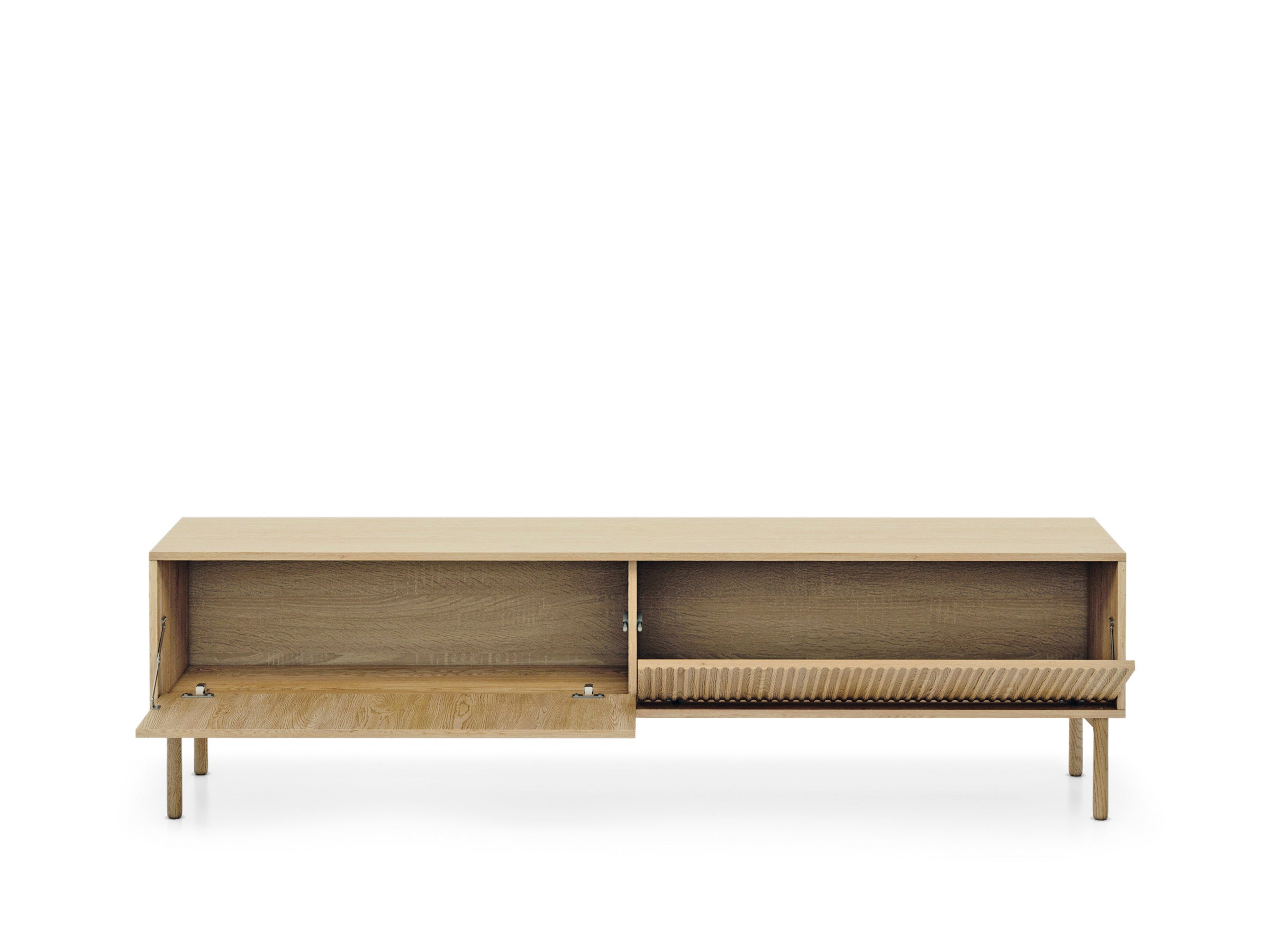 Szafka RTV, dąb Cremona, 187,1 x 51,8 x 39,5 cm - 3