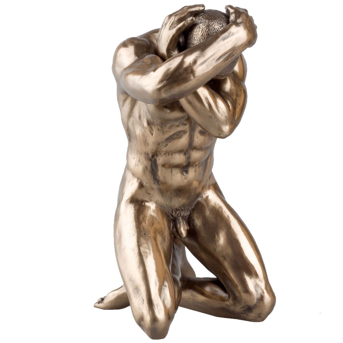 Parastone Statuette en résine Homme nu 34 cm Doré - Maison & Déco
