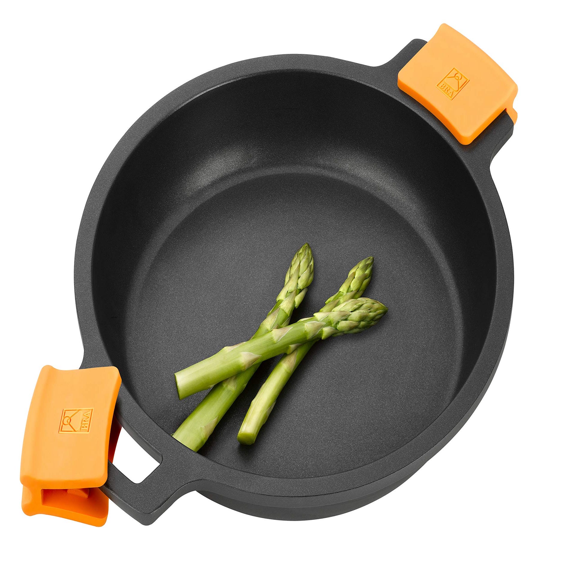 BRA Efficient Casseruola Bassa Antiaderente 28 Cm, Adatta A Induzione, 3 Litri, Alluminio Pressofuso, Senza Coperchio