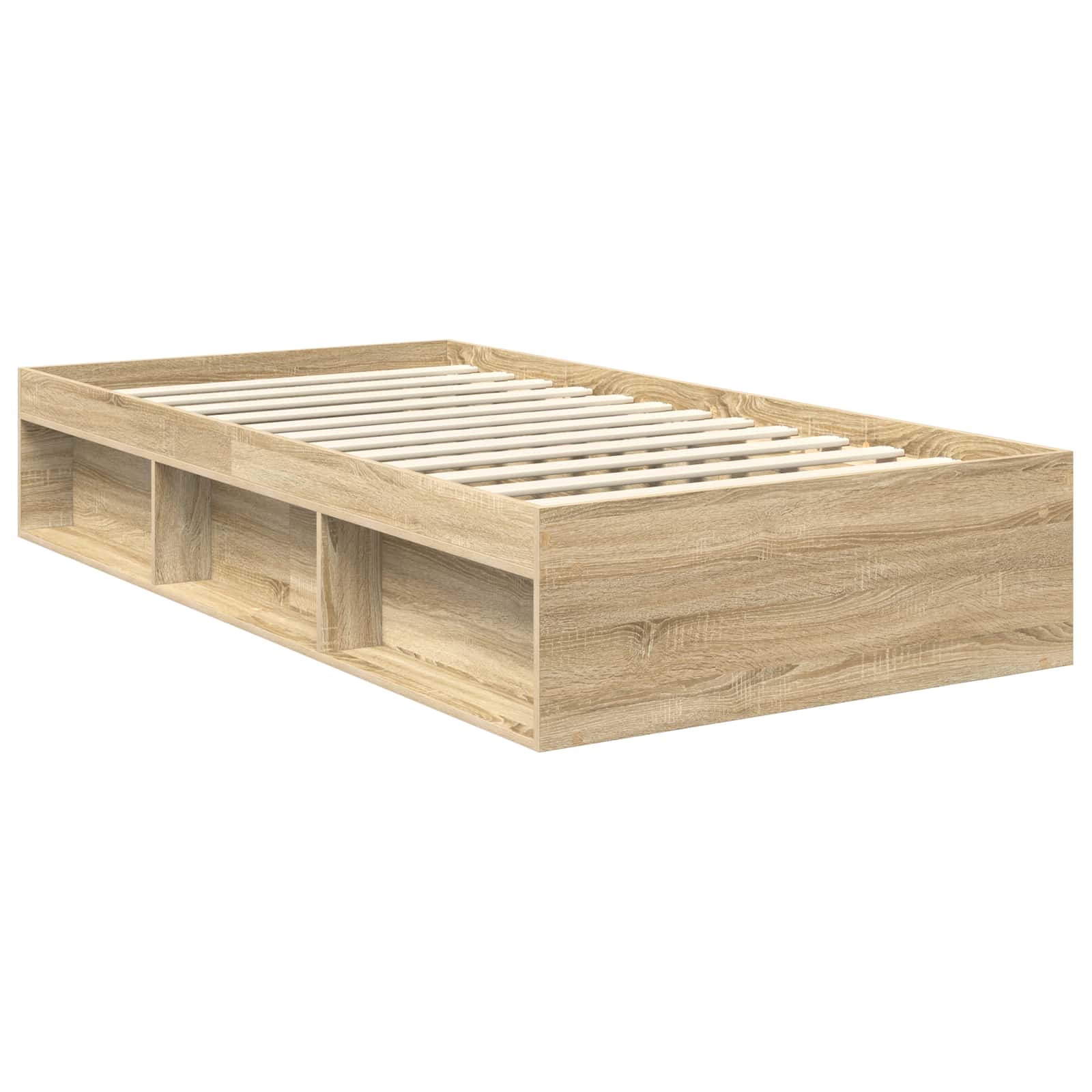 Cadre de lit 100 x 200 cm en bois de pin massif - 5