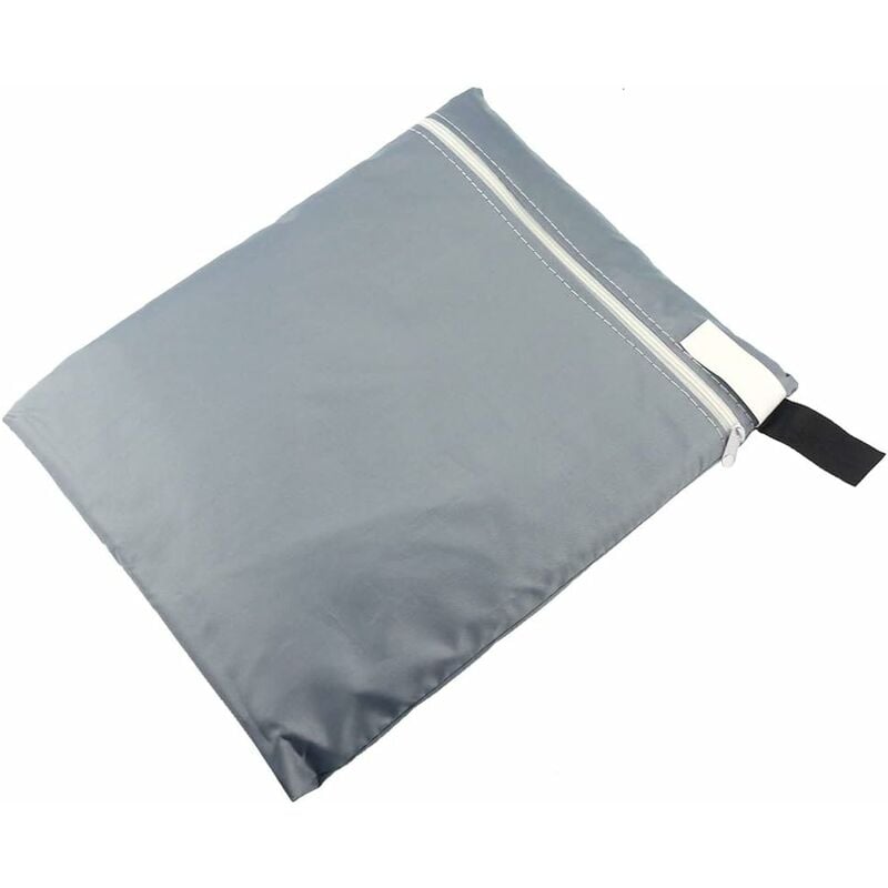 Sac de Rangement Coussin - Durable 210D Sac de Rangement pour Coussin de Jardin, Fermeture éclair Housse Rangement Coussin Exterieur avec poignées - 5