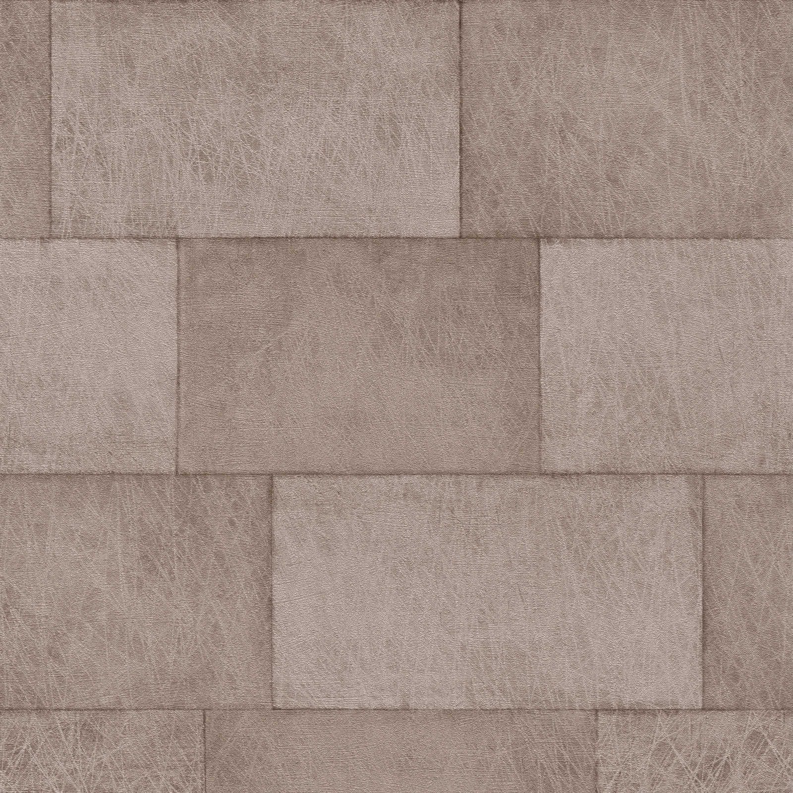 Papier Peint Pierre Tilo M1 No.3392 – Brun, Effet Brique Rustique, Intissé, 5,33 M², Tadessi