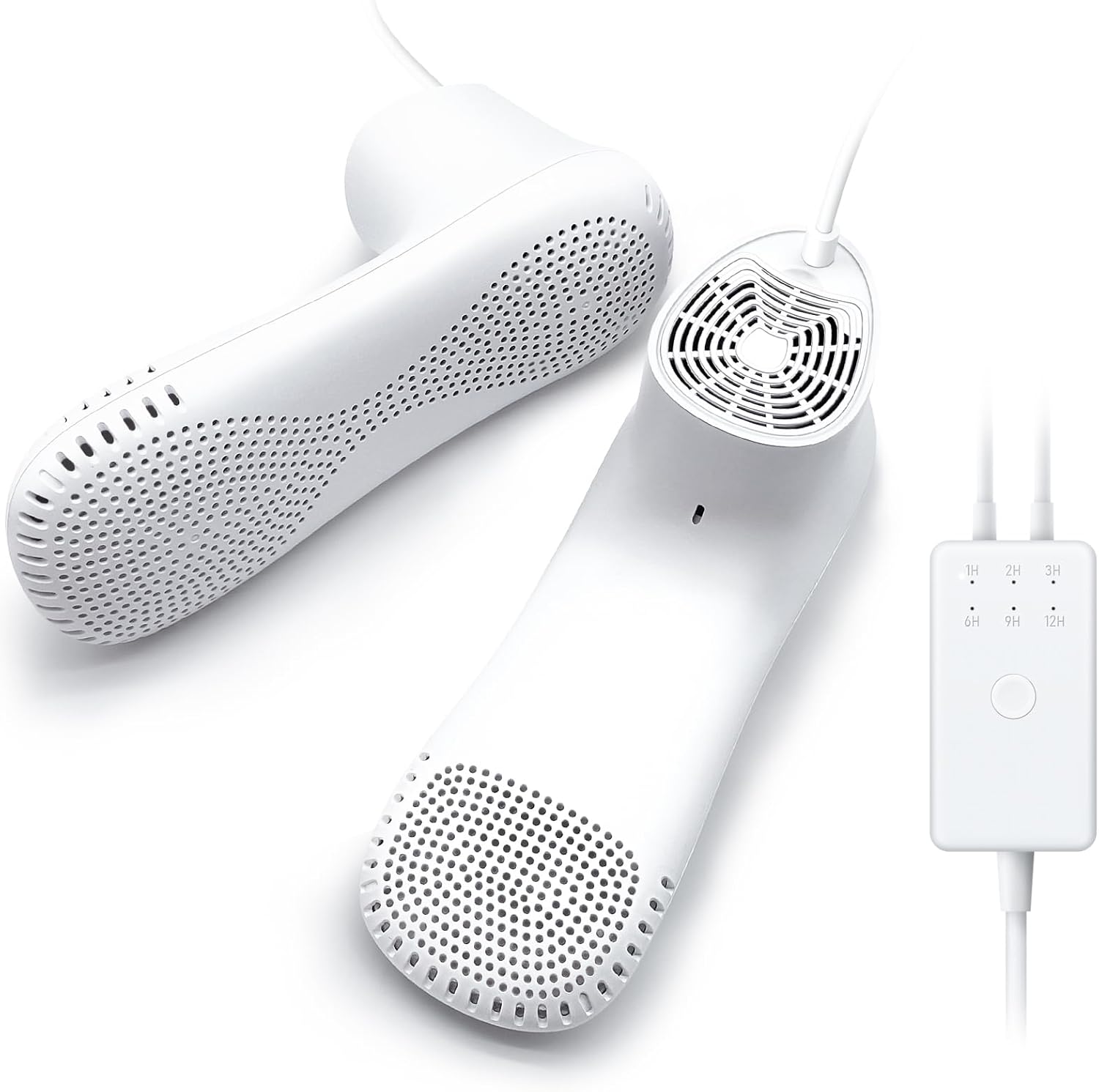 Elektryczna suszarka do butów i dezodorant domowy – dezodoryzuje – z timerem i wentylatorem, cicha | Rozmiar dla dorosłych