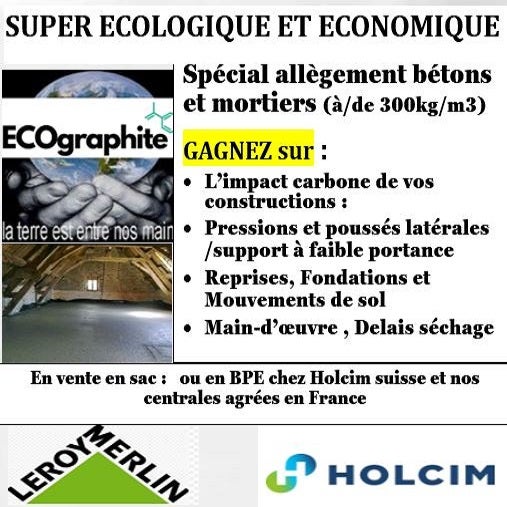 beton léger ( pour 25 a 100 m2 de chape légère en 5 cm selon dosage de billes ECOGRAPHITE EAS additif inclus) - 11