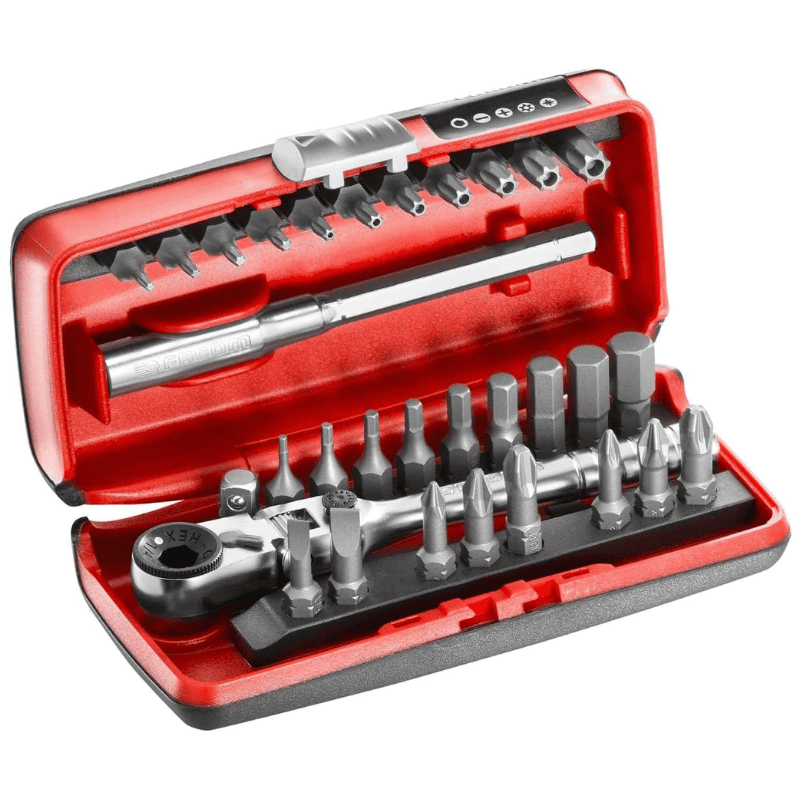 Facom Juego De 31 Piezas 1/4 Bits + Carraca, R.180j31pb , Leroy Merlin