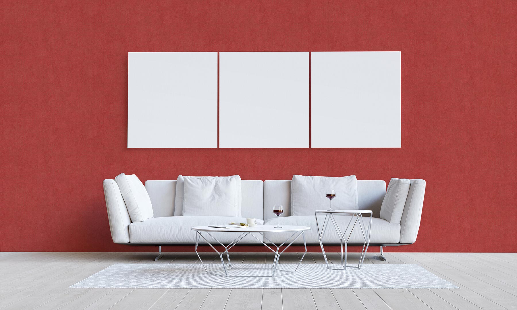 TADESSI papel de parede liso M1-No.1926 vermelho papel de parede não tecido papel de parede liso sala de estar quarto cozinha - 3