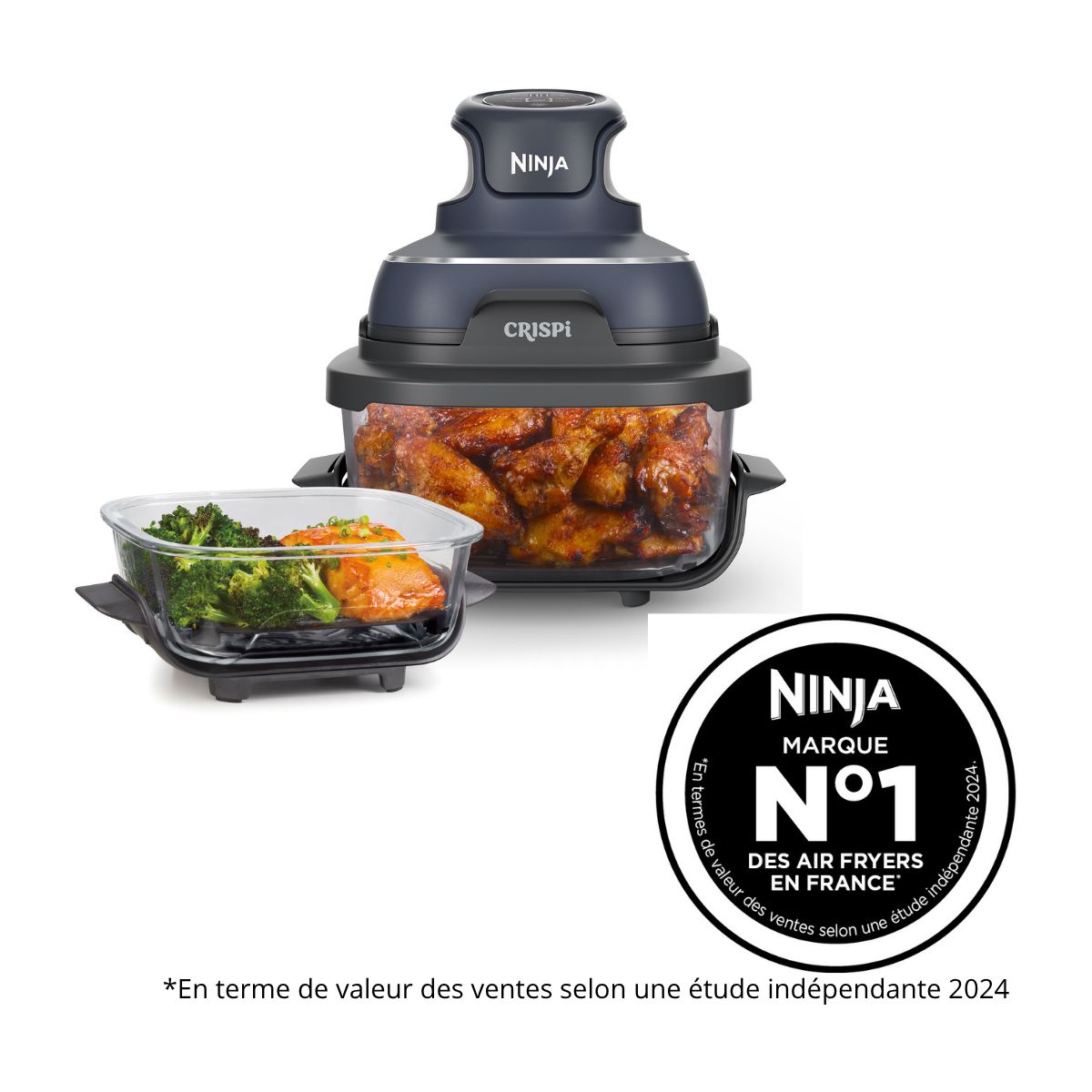 Friteuse sans huile NINJA CRISPi 4-in-1 Gris Cyber Space FN101EUGY - 2