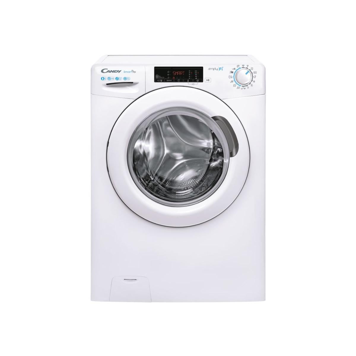 Cso Machine Candy Smart Pro CSO 1285TW4/1-S machine à laver Charge avant 8 kg 1200 ...