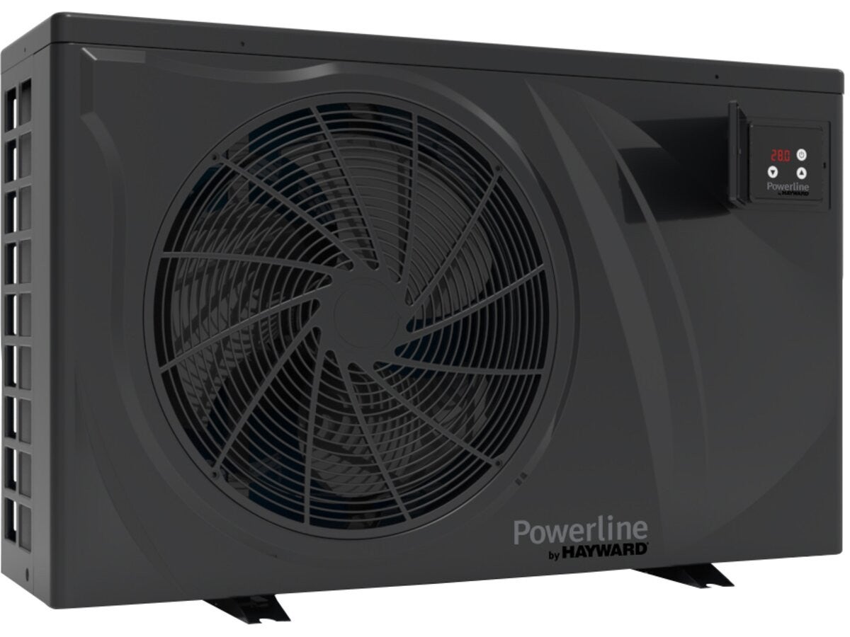 Piscine hors sol bois, Sevilla 130, 8.57 x 4.57 x 1.31 m + Pompe à chaleur 6 kw/h inverter PowerLine by Hayward, Noir - 2