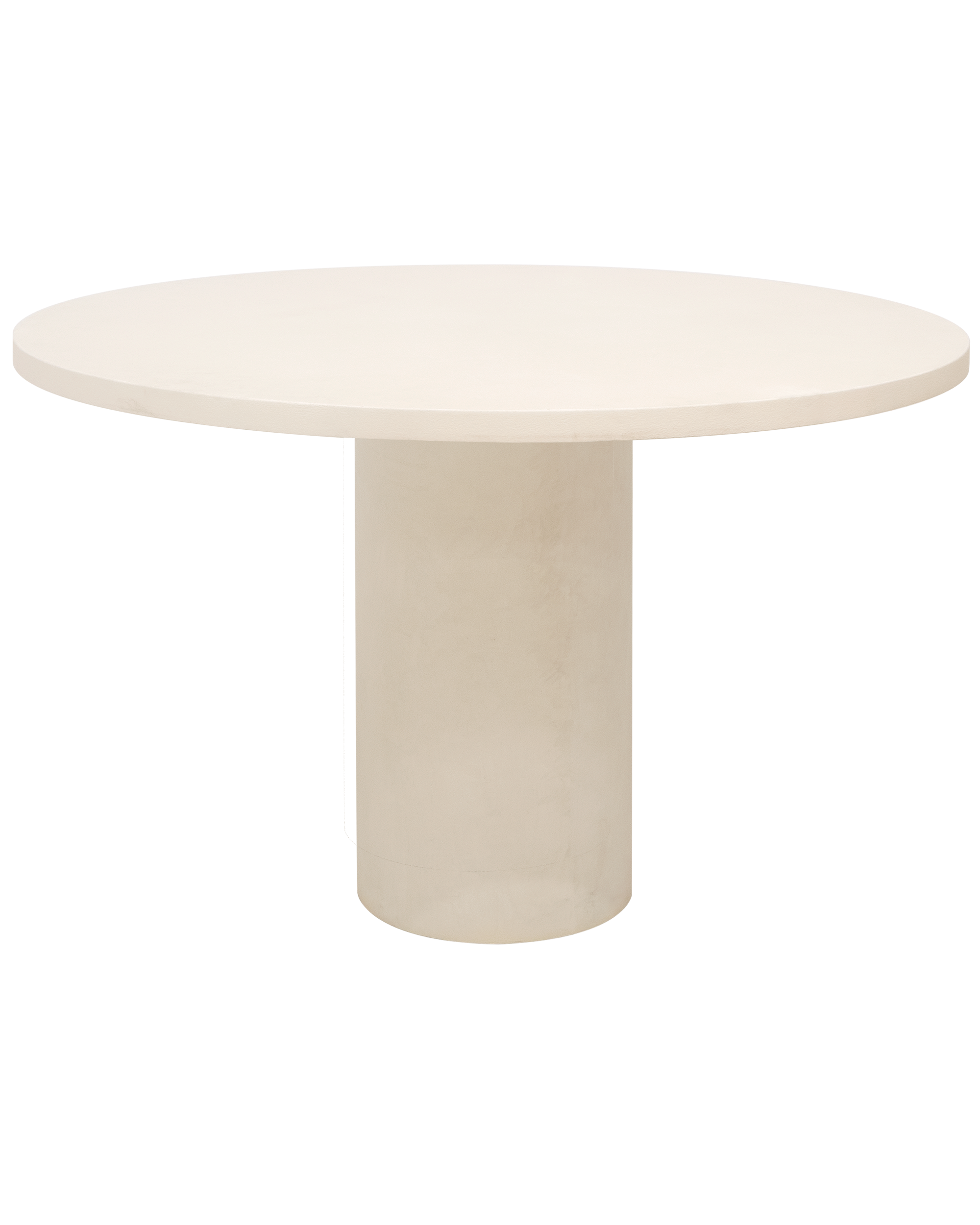 Table de salle à manger ronde en bois massif de sapin avec plateau en ...